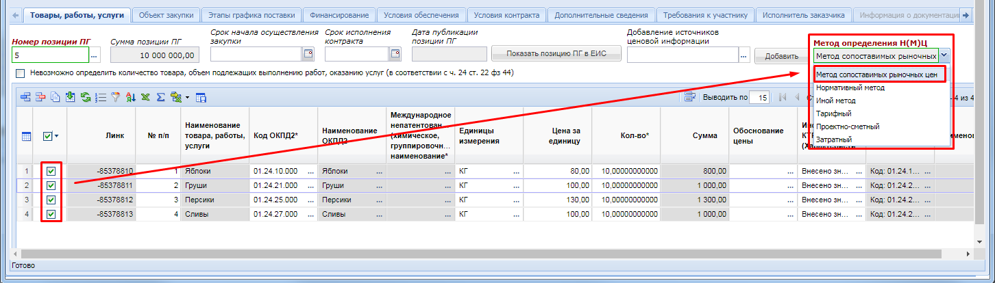 Метод определения Н(М)Ц